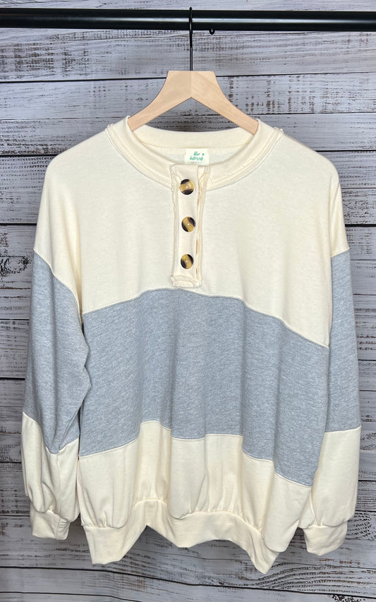 Button Down Pull Over