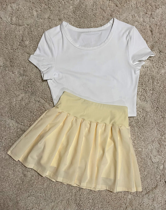 Pleated Tennis Skort