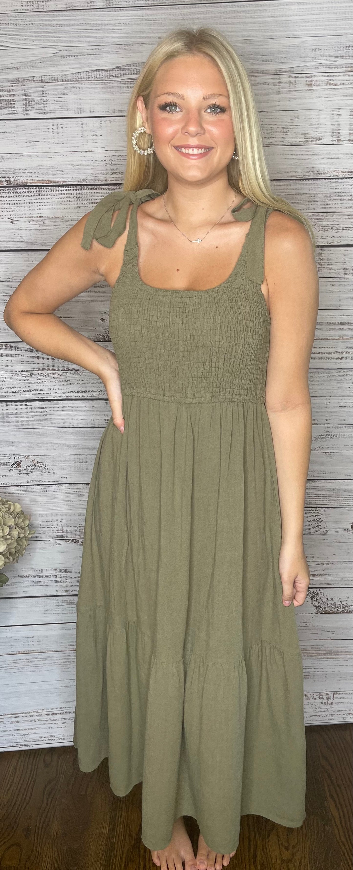 Olive Maxi Dress